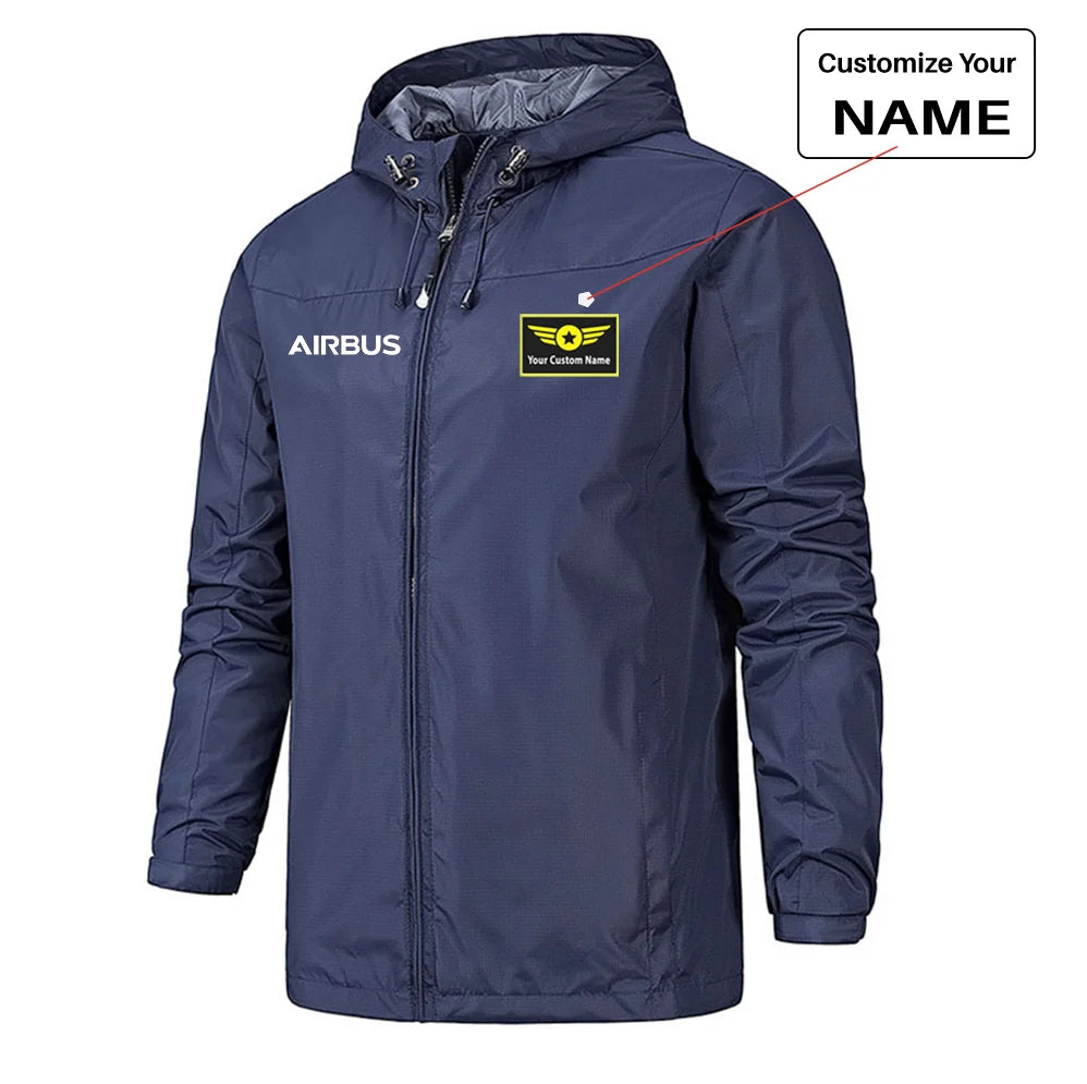 Airbus & Text Rain Jacket - view 5
