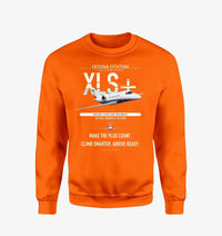 Thumbnail for Cessna Citation XLSPlus design on orange sweatshirt
