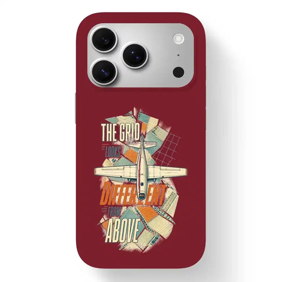 SIGNAL 645 - The Grid Looks Different From Above - MagSafe iPhone 17 Pro design on dark red magsafe iphone 17 pro