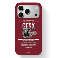 Thumbnail for GE9X Case design on dark red iphone case