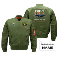 Thumbnail for F8F-2 BEARCAT design on green bomber with custom name badge