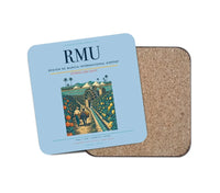 Thumbnail for Región de Murcia International Airport (RMU) design on light blue 1 piece coaster