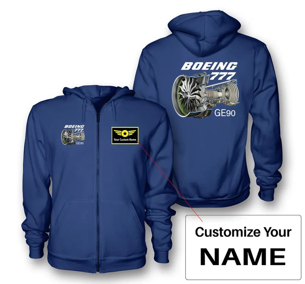 Customisable Boeing 777 Hoodie - view 5