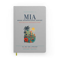 Thumbnail for Miami International Airport (MIA) design on light gray notebook