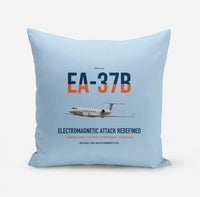 Thumbnail for EA-37B Compass Call design on light blue pillow
