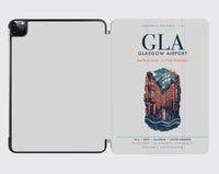 Thumbnail for Glasgow Airport (GLA) design on light gray ipad tablet case