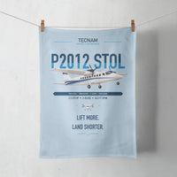 Thumbnail for Tecnam P2012 STOL design on light blue towel