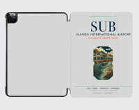 Thumbnail for Juanda International Airport Surabaya (SUB) design on light gray ipad tablet case