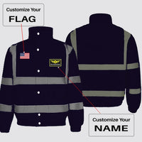 Thumbnail for Customisable Flag & Name Winter Jacket - view 5