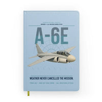 Thumbnail for A-6E Intruder design on light blue notebook