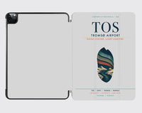 Thumbnail for Tromsø Airport (TOS) design on light gray ipad tablet case