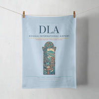 Thumbnail for Douala International Airport (DLA) design on light blue towel