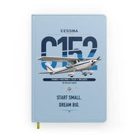 Thumbnail for Cessna 152 design on light blue notebook