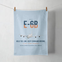 Thumbnail for E-6B Mercury design on light blue towel