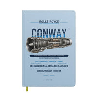 Thumbnail for CONWAY design on light blue notebook
