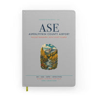 Thumbnail for Aspen - Pitkin County Airport (ASE) design on light gray notebook