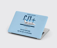 Thumbnail for Cessna Citation CJ1+ design on light blue MacBook case