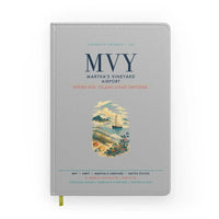 Thumbnail for Martha's Vineyard Airport (MVY) design on light gray notebook