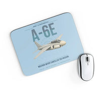 Thumbnail for A-6E Intruder design on light blue rectangle mouse pad