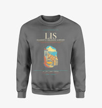 Thumbnail for Lisbon Humberto Delgado Airport LIS Sweatshirt - Gray