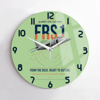 Thumbnail for British Aerospace Sea Harrier FRS.1 design on light green no frame wall clock
