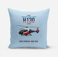 Thumbnail for Airbus H130 design on light blue pillow