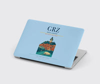 Thumbnail for Graz Airport (GRZ) design on light blue MacBook case