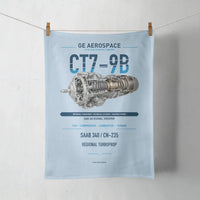Thumbnail for CT7-9B design on light blue towel