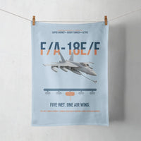 Thumbnail for F A-18E F Buddy Tanker design on light blue towel