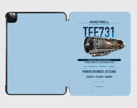 Thumbnail for TFE731 design on light blue ipad tablet case