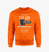 Thumbnail for TAY 650 design on orange sweatshirt