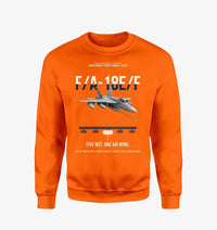 Thumbnail for F A-18E F Buddy Tanker design on orange sweatshirt