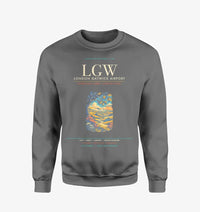 Thumbnail for London Gatwick Airport LGW Sweatshirt - Gray