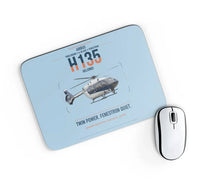 Thumbnail for Airbus H135 design on light blue rectangle mouse pad