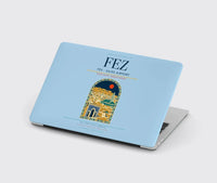 Thumbnail for Fes (FEZ) design on light blue MacBook case