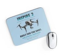Thumbnail for DJI Inspire 2 design on light blue rectangle mouse pad