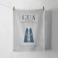 Thumbnail for Aeropuerto Internacional La Aurora (GUA) design on light gray towel