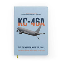 Thumbnail for KC-46A PEGASUS design on light blue notebook