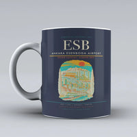 Thumbnail for Ankara Esenboga Airport ESB Mug - Dark Blue