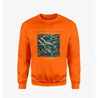 Thumbnail for VINTAGE G4403 - The Rainforest Canopy River - Designed Sweatshirts design on orange