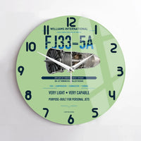Thumbnail for FJ33-5A design on light green no frame wall clock