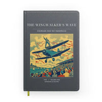 Thumbnail for VINTAGE G4157 - The Wingwalker's Wave - Designed Notebooks design on gray