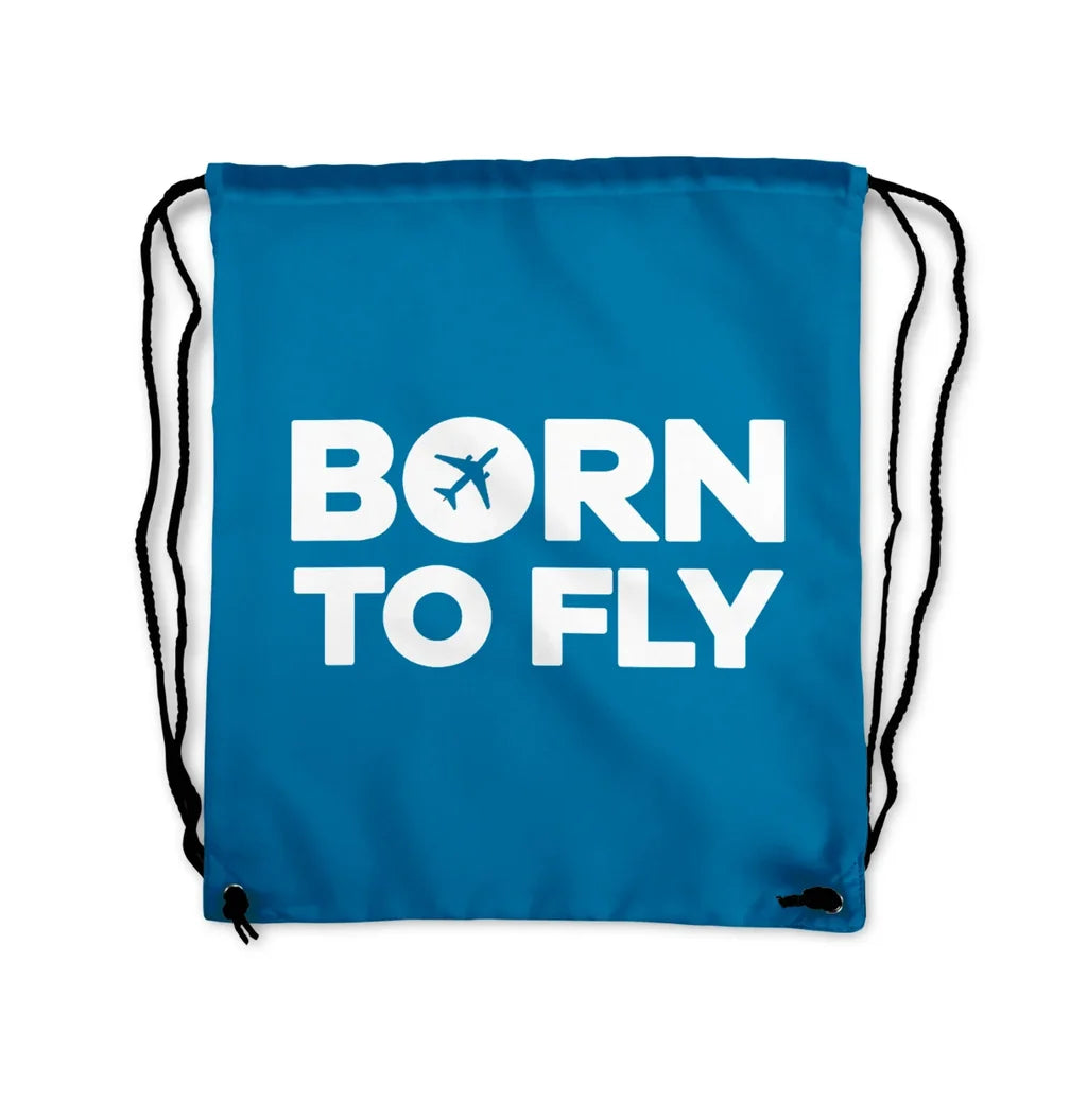 Born to Fly Drawstring Bag - view 5