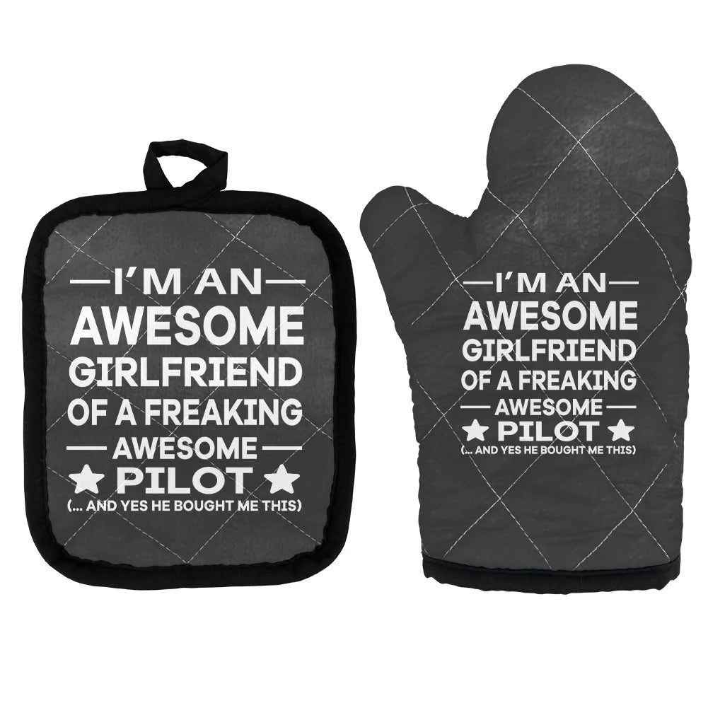 I am an Awesome Girlfriend Gloves - view 5