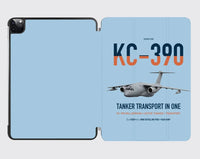 Thumbnail for Embraer KC-390 Millennium design on light blue ipad tablet case