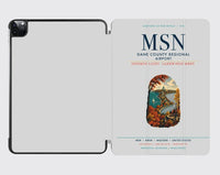 Thumbnail for Dane County Regional Airport Madison (MSN) design on light gray ipad tablet case