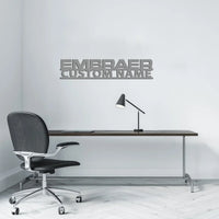 Thumbnail for Customisable Embraer Metal Sign - view 5