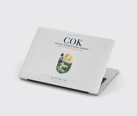 Thumbnail for Cochin International Airport Kochi (COK) design on light gray MacBook case