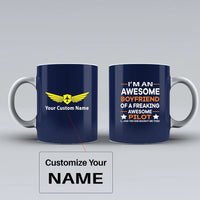 Thumbnail for Customisable I am an Awesome Boyfriend Mug - view 5