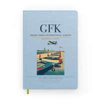 Thumbnail for Grand Forks International Airport (GFK) design on light blue notebook